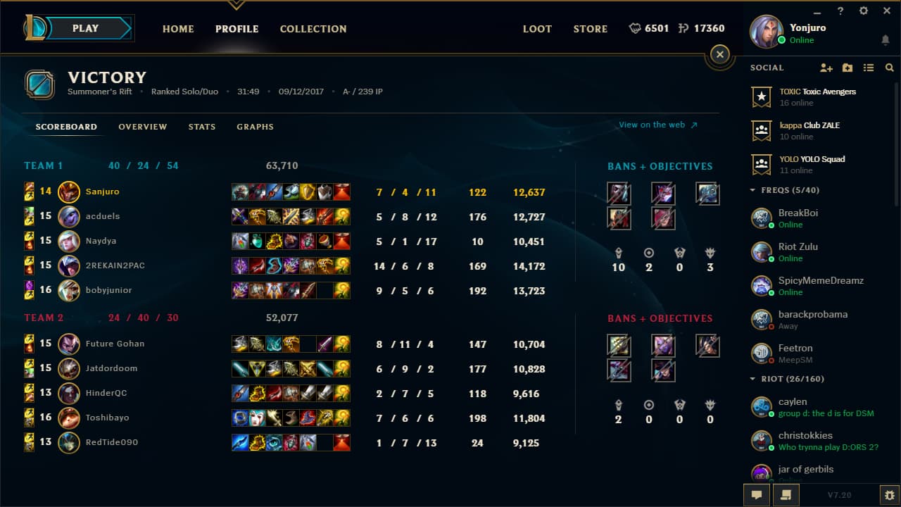 League of Legends - Match History - Image 2
